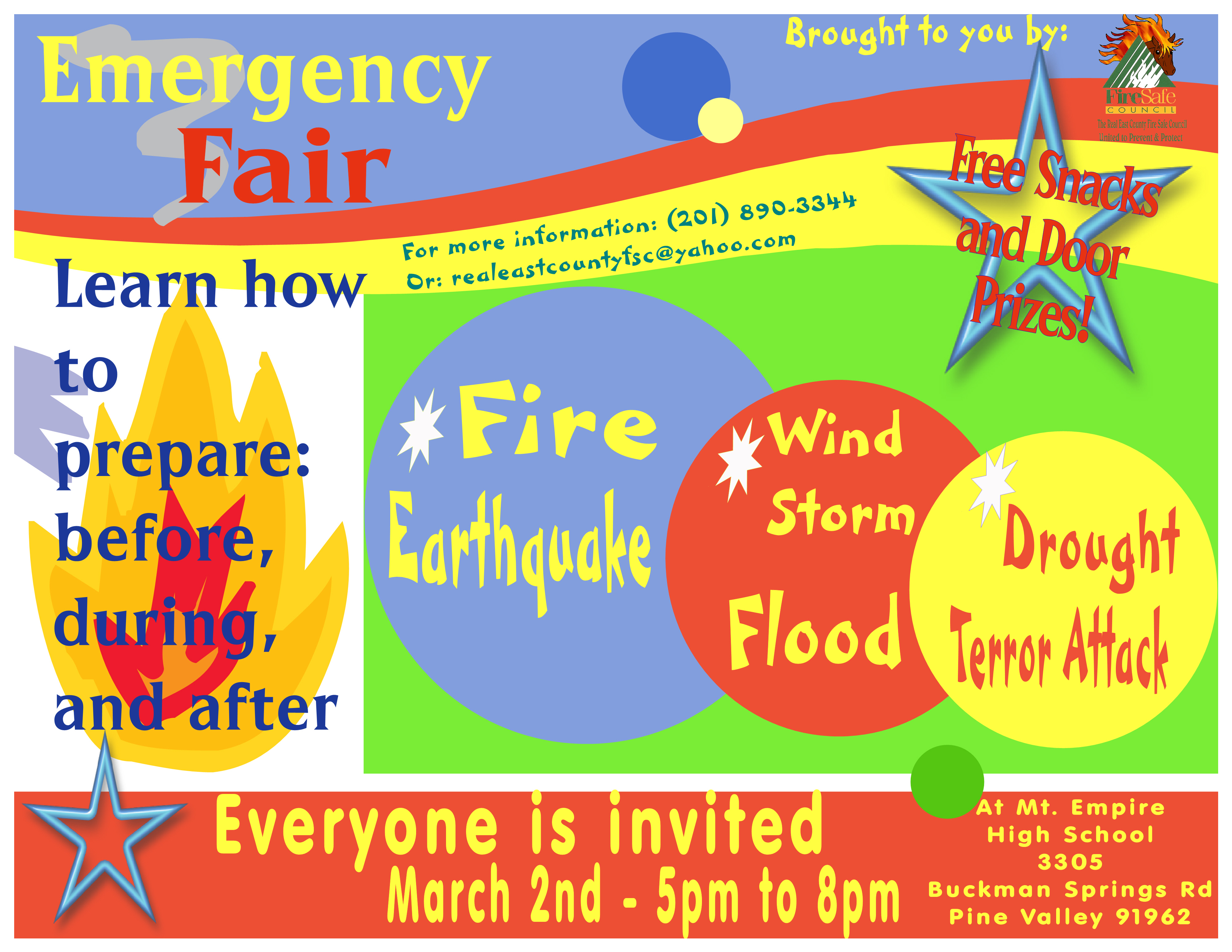 Emergency Services Fair - Fire Safe Council of San Diego ...